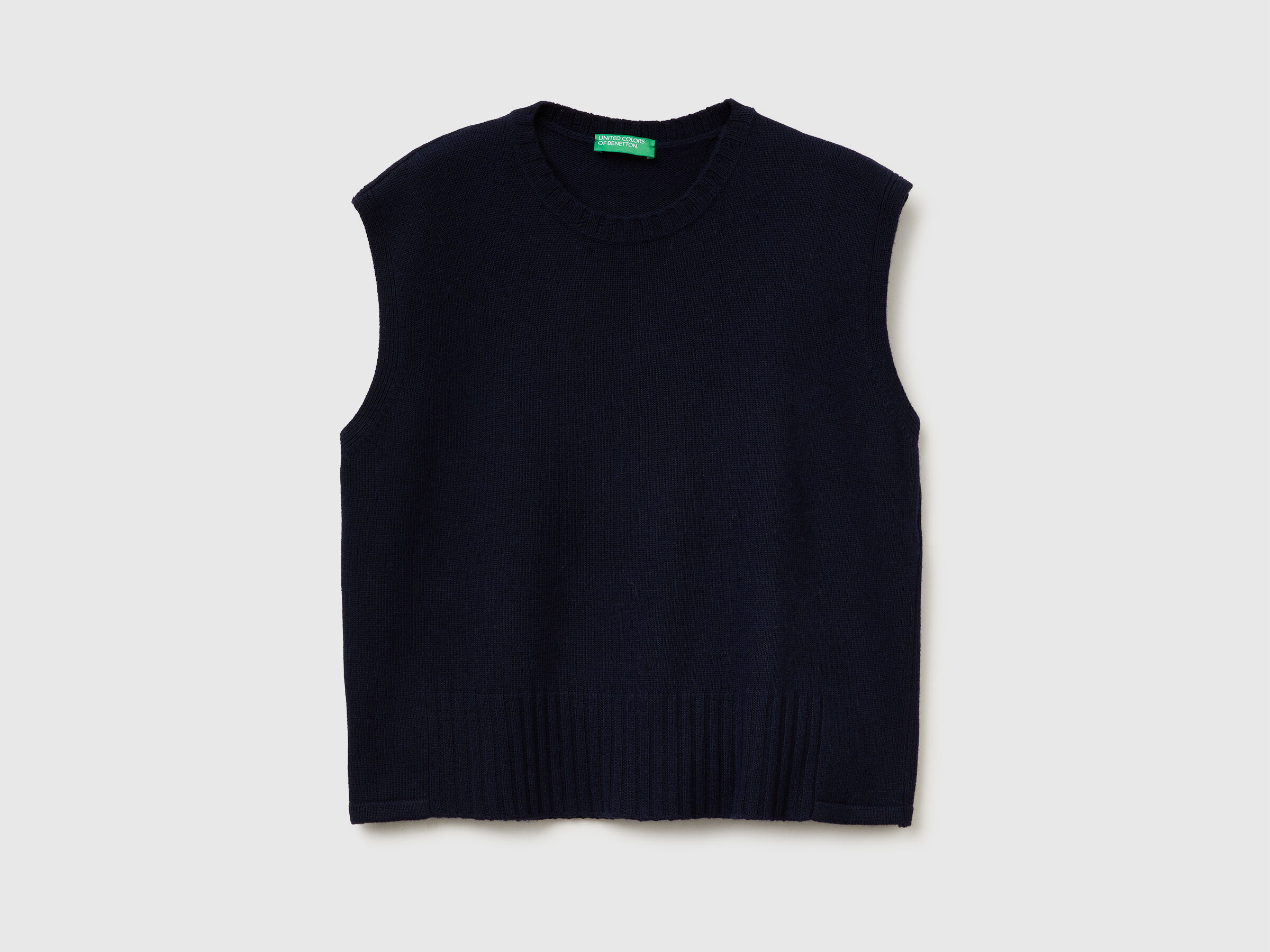 SLEEVELESS SWEATER Women image number 4